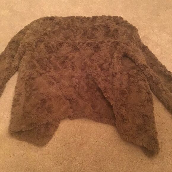 Dylan Cozy Teddy Jacket in Brown - Picture 4 of 6